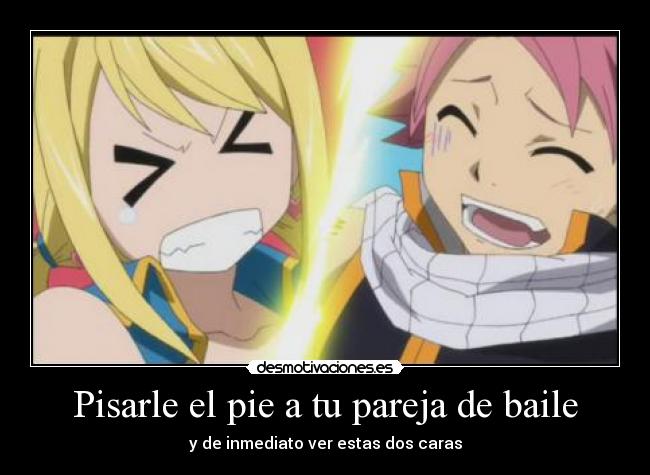 Pisarle el pie a tu pareja de baile - y de inmediato ver estas dos caras