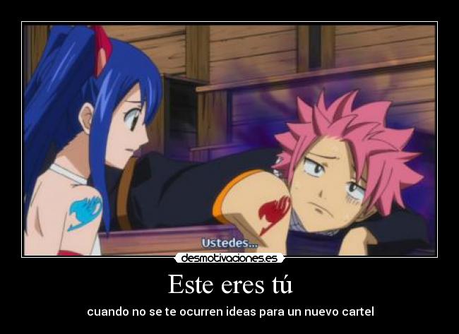 Este eres tú - cuando no se te ocurren ideas para un nuevo cartel