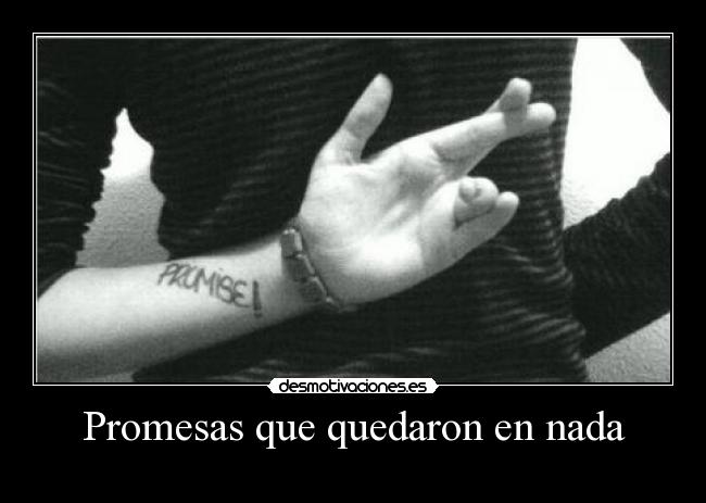 Promesas que quedaron en nada -
