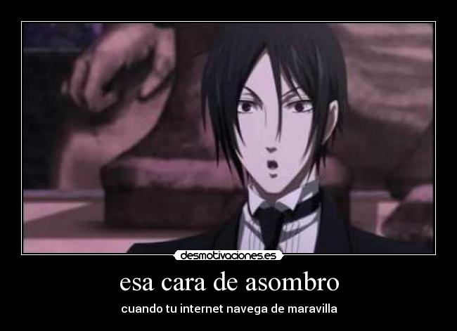 esa cara de asombro - cuando tu internet navega de maravilla