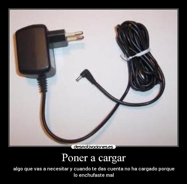 Poner a cargar -