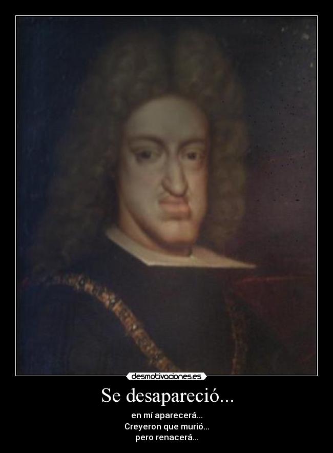 Se desapareció... -