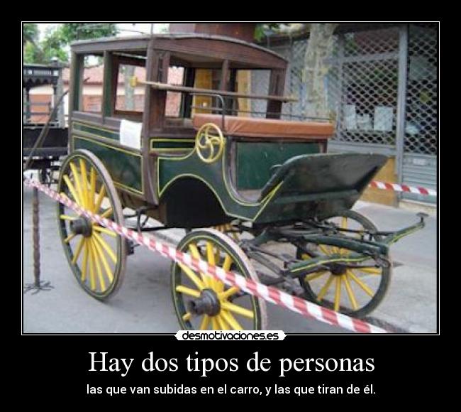 Hay dos tipos de personas -