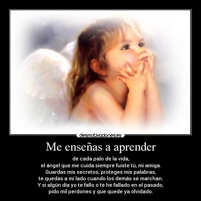 Me enseñas a aprender -