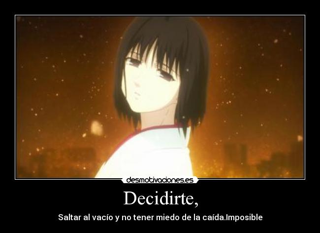Decidirte, - 