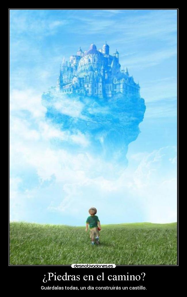 ¿Piedras en el camino? -