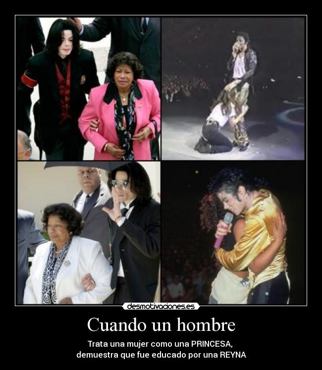 Cuando un hombre - Trata una mujer como una PRINCESA,
demuestra que fue educado por una REYNA♥