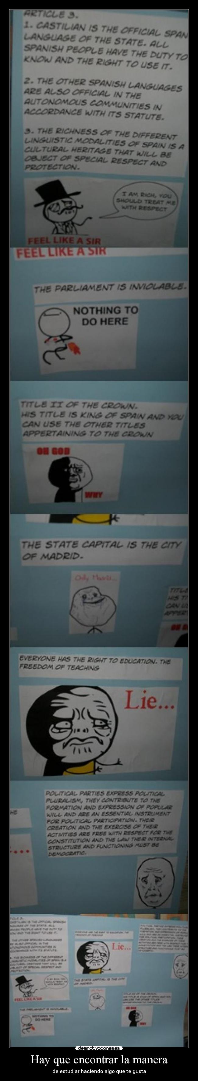 Hay que encontrar la manera -