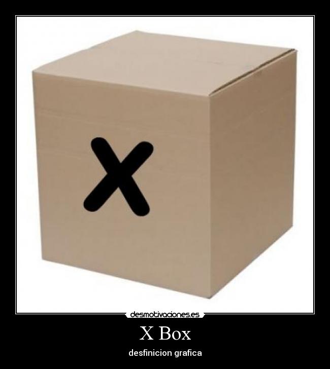 X Box - desfinicion grafica
