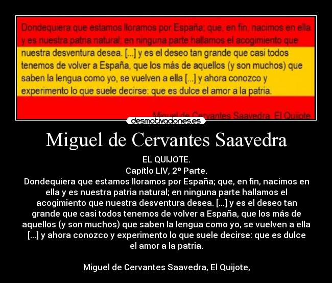 Miguel de Cervantes Saavedra -