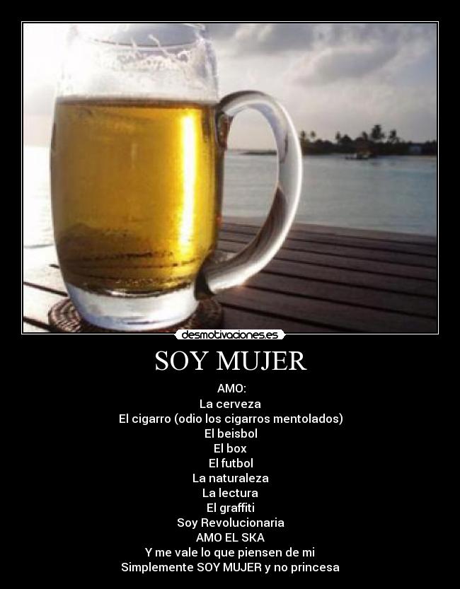 SOY MUJER Desmotivaciones