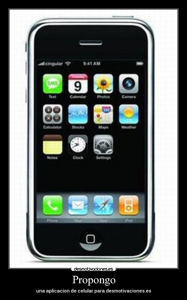 Propongo - una aplicacion de celular para desmotivaciones.es