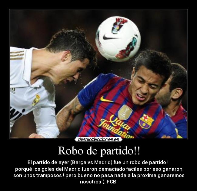 Robo de partido!! - 