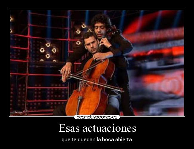 Esas actuaciones - 