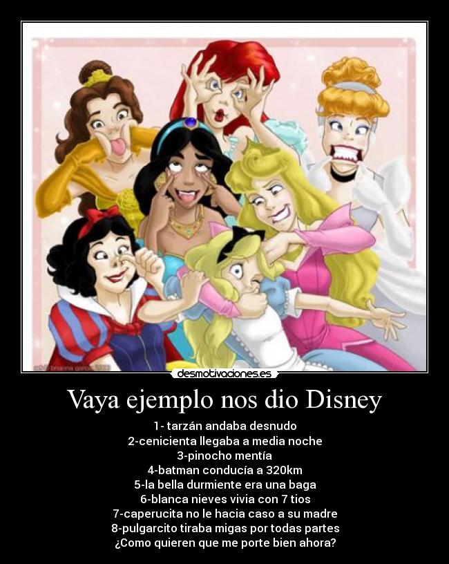 Vaya ejemplo nos dio Disney -