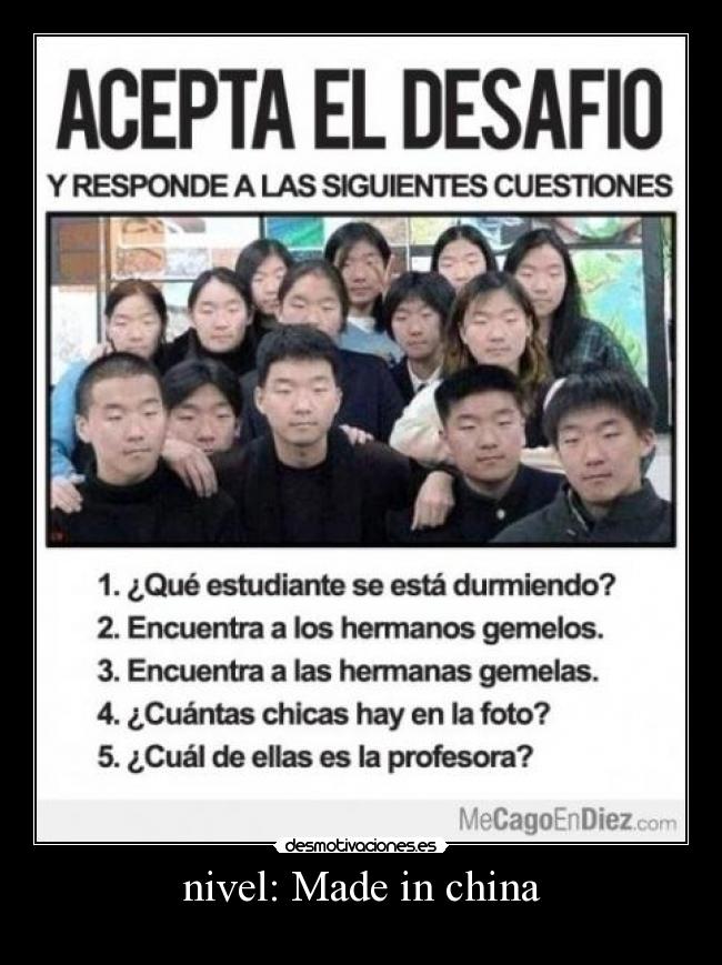 nivel: Made in china - 