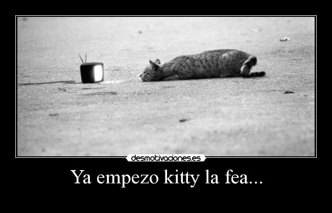 Ya empezo kitty la fea... - 