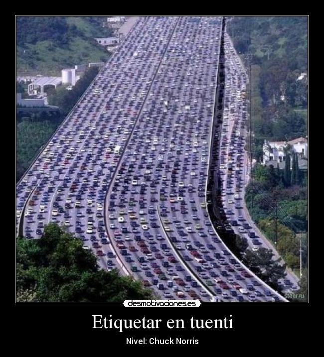 Etiquetar en tuenti - Nivel: Chuck Norris