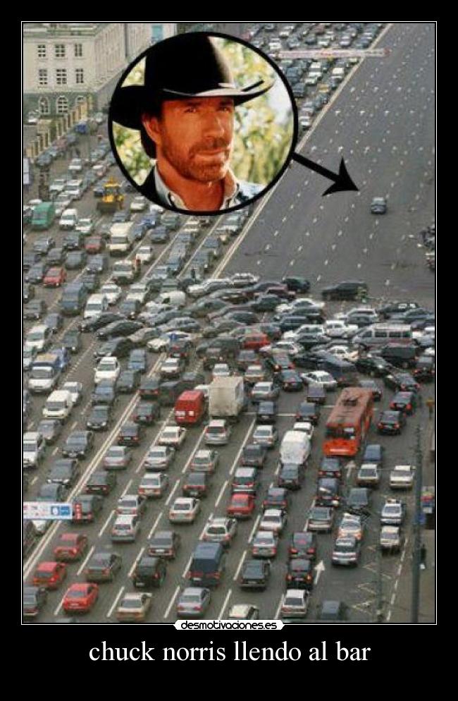 chuck norris llendo al bar - 