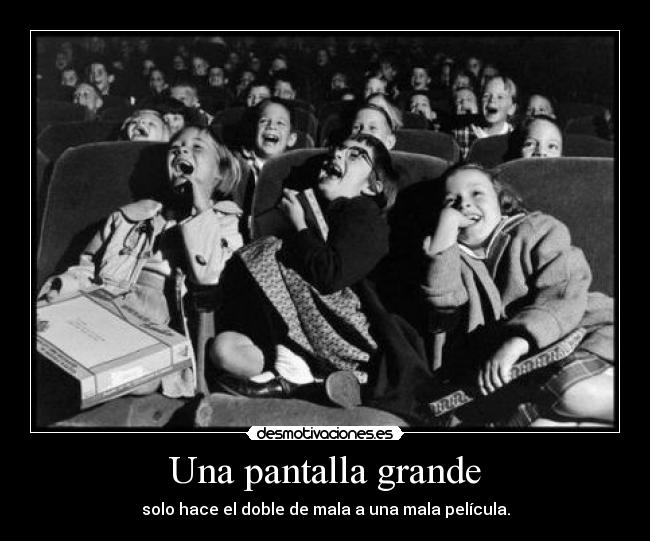 Una pantalla grande - 