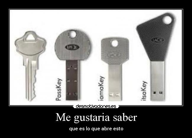 Me gustaria saber - que es lo que abre esto