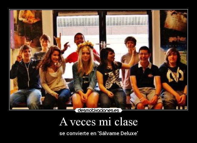 A veces mi clase - se convierte en Sálvame Deluxe