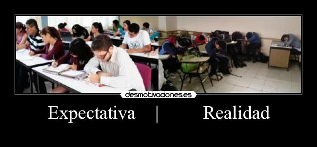 Expectativa    |         Realidad - 