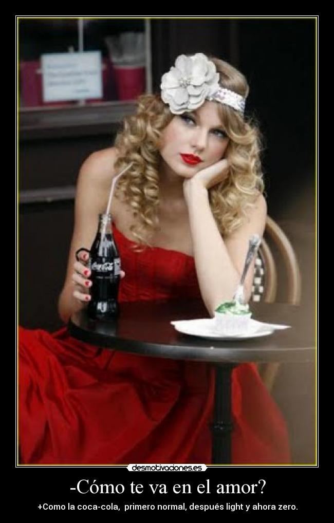 -Cómo te va en el amor? -