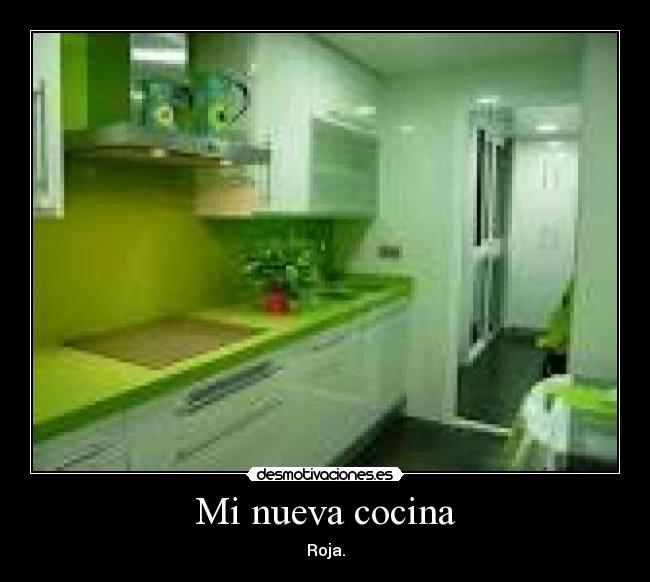 Mi nueva cocina - Roja.
