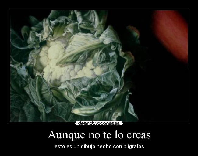 Aunque no te lo creas - esto es un dibujo hecho con bligrafos