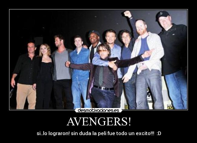 AVENGERS! - si..lo lograron! sin duda la peli fue todo un excito!!!  :D