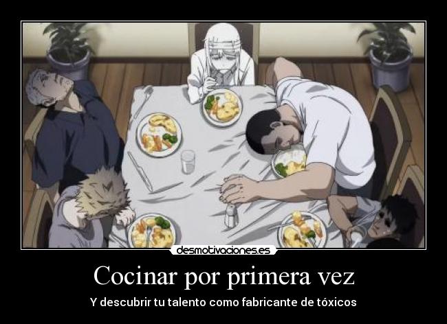 Cocinar por primera vez -