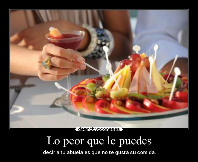 Lo peor que le puedes - 