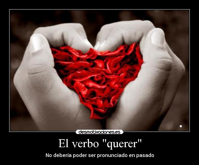El verbo querer -