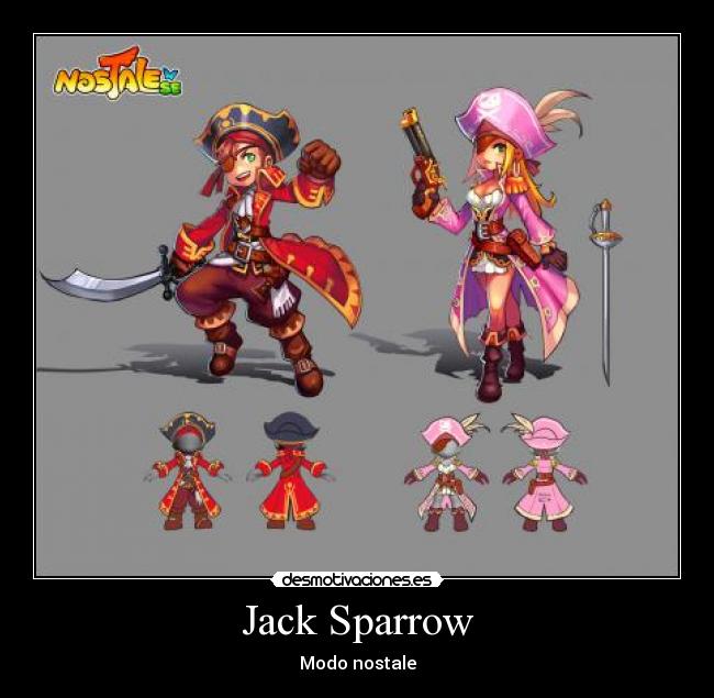 Jack Sparrow - Modo nostale