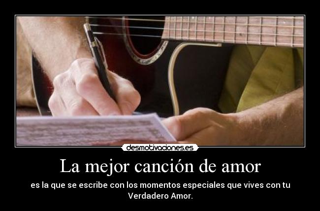 La mejor canción de amor - 