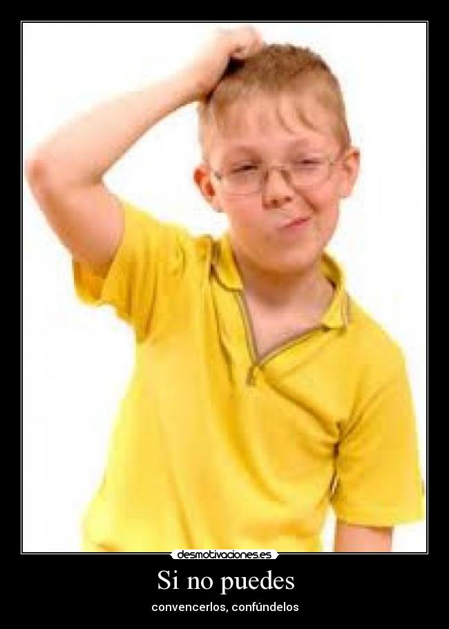 carteles confundir desmotivaciones