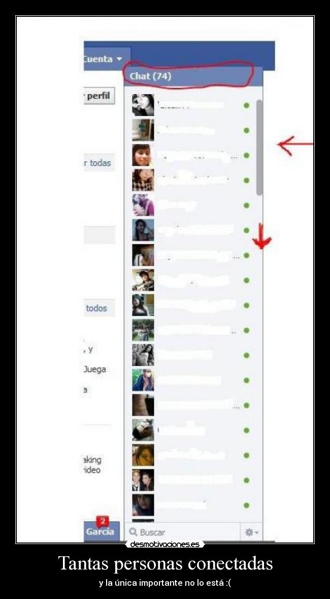 Tantas personas conectadas - y la única importante no lo está :(
