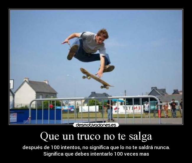 Que un truco no te salga - 