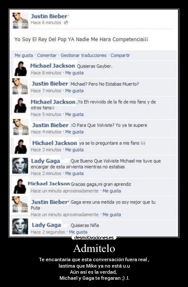 carteles michael jackson lady gaga desmotivaciones