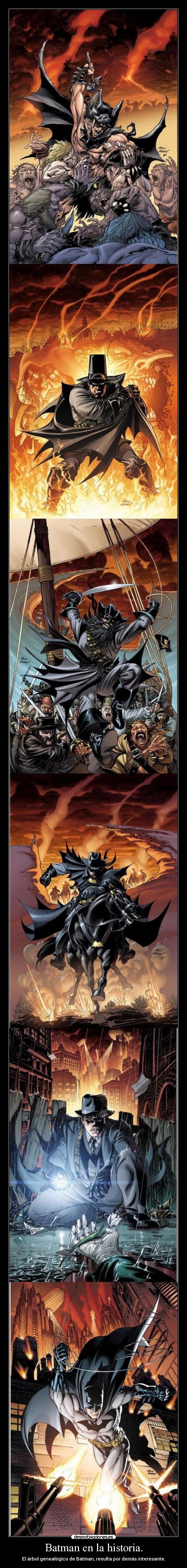 Batman en la historia. -