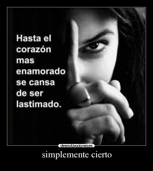 simplemente cierto -