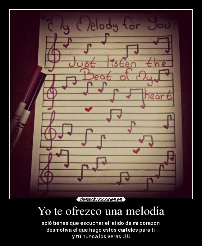 Yo te ofrezco una melodía -