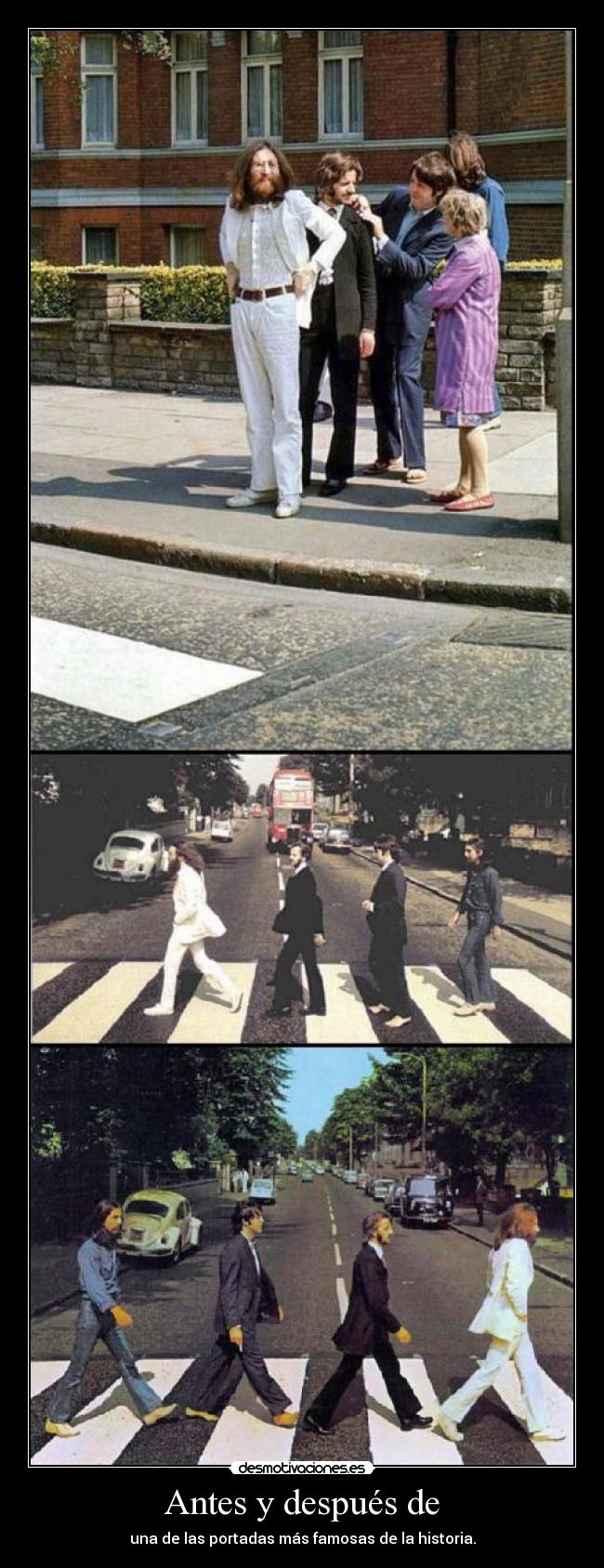 Antes y después de -