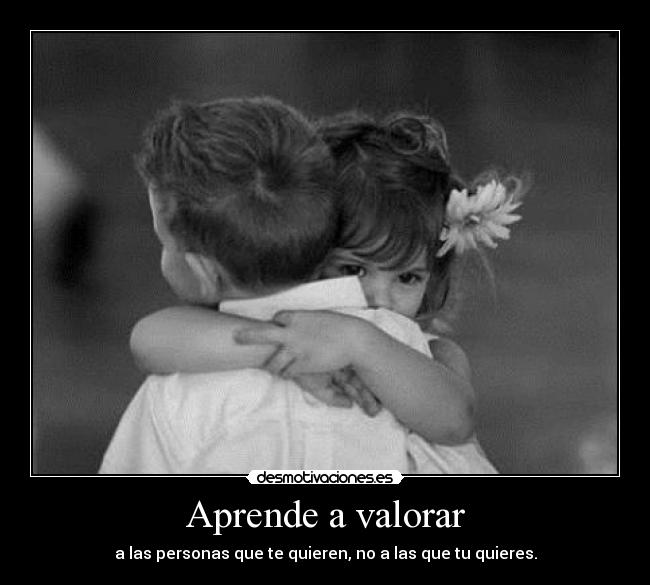 Aprende a valorar -