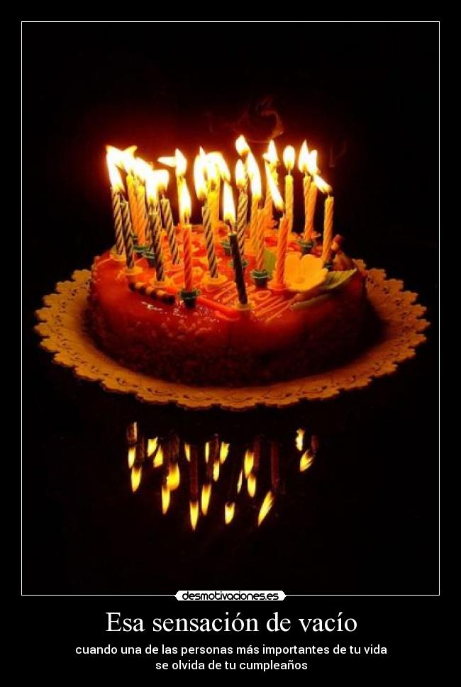 Esa sensación de vacío -