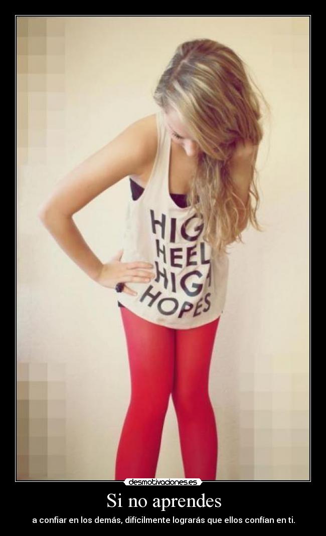 Si no aprendes -