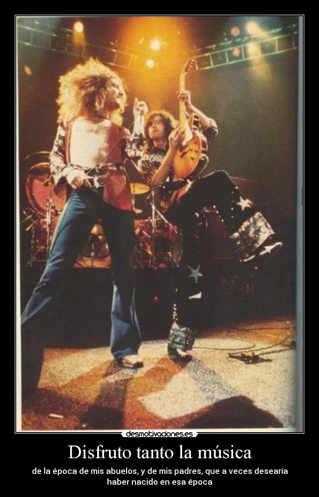 Disfruto tanto la música -