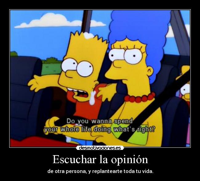 Escuchar la opinión -