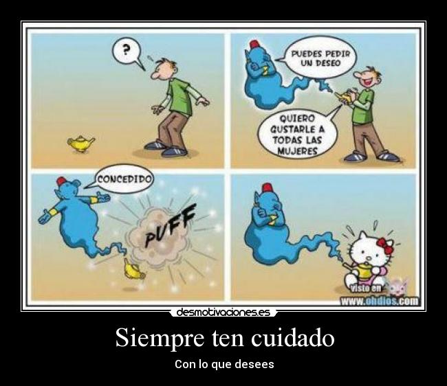 Siempre ten cuidado -